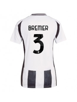 Billige Juventus Gleison Bremer #3 Hjemmedrakt Dame 2024-25 Kortermet